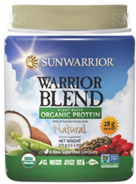 Sunwarrior Protein Warrior Blend 375g - Moka PROŠLÉ DMT