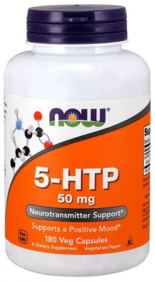 Now Foods 5-HTP (5-hydroxy L-tryptofan) 50 mg