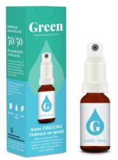 Green Pharmaceutics CBG/CBD Spray Nano 100mg 10ml PROŠLÉ DMT 8.3.2021