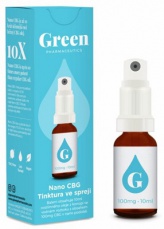 Green Pharmaceutics CBG Spray Nano 100mg 10ml VÝPRODEJ 29.11.2021