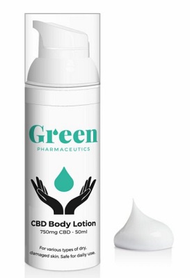 Green Pharmaceutics CBD Tělový krém 750mg 50ml