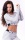 Nebbia Boho Style 3D Pattern Crop Top 660 light grey - S