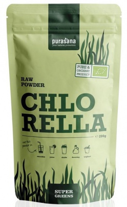 PURASANA CHLORELLA RAW POWDER 200 g PROŠLÉ DMT