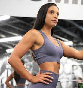 Gorilla Wear Yava Seamless sportovní podprsenka šedá