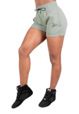 Gorilla Wear Dámské šortky Pixley Sweatshorts Light Green