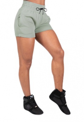 Gorilla Wear Dámské šortky Pixley Sweatshorts Light Green