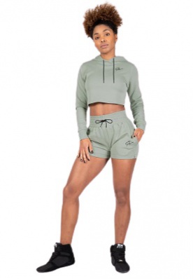 Gorilla Wear Dámské šortky Pixley Sweatshorts Light Green