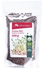 Zdravý den Čočka BIO 200 g - semena na klíčenie