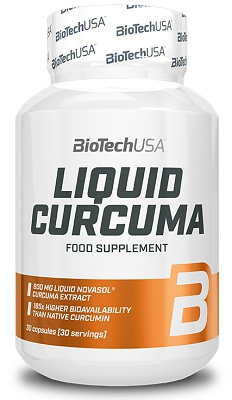 BiotechUSA Liquid Curcuma 30 kapslí