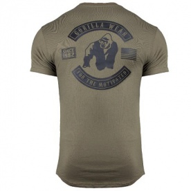 Gorilla Wear Pánské tričko Detroit T-shirt Army Green