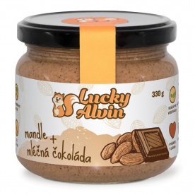 Lucky Alvin Mandlový krém s mléčnou čokoládou 330 g PROŠLÉ DMT 22.4.2021