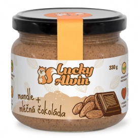 Lucky Alvin Mandlový krém s mléčnou čokoládou 330 g PROŠLÉ DMT 22.4.2021