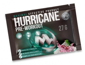 MaxxWin Hurricane Pre-Workout 27 g višeň