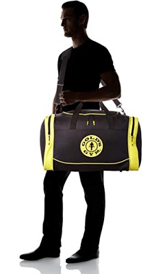 Gold's Gym Holdall Bag Sportovní taška Černo/žlutá