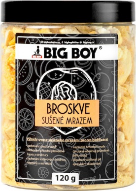 Big Boy ovoce sušené mrazem - broskev PROŠLÉ DMT