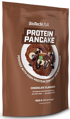 BiotechUSA Protein Pancakes 1000 g - čokoláda PROŠLÉ DMT (12. 1. 2023)