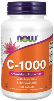 Now Foods Vitamin C 1000 mg 100 tablet