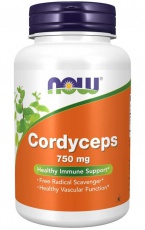 Now Foods Cordyceps 750 mg 90 kapslí VÝPRODEJ