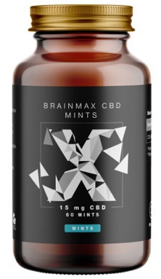 Brainmax CéBéDé Mints 15 mg, 60 bonbónů