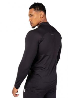 Gorilla Wear Pánské tričko s dlouhým rukávem Hamilton Hybrid Black