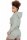 Gorilla Wear Dámský Pixley Crop Top Hoodie Light Green VÝPRODEJ