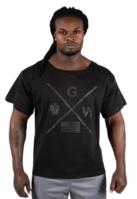 Gorilla Wear Pánské tričko s krátkým rukávem Sheldon Workout Top Black