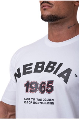 Nebbia Pánské tričko Golden Era 192 bílá