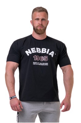 Nebbia Pánské tričko Golden Era 192 černá