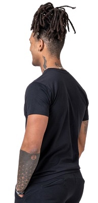 Nebbia Pánské tričko Nebbia Basic 593 černá