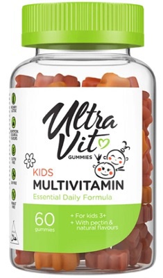 UltraVit Gummies Kids Multivititamin 60 želé bonbónů