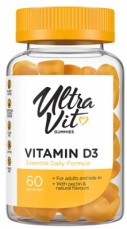 UltraVit Gummies Vitamin D3 60 želé bonbónů