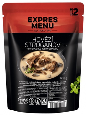 Expres menu Hovězí stroganov 600 g