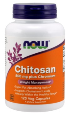 Now Foods Chitosan Plus 500 mg 120 kapslí