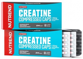 Nutrend Creatine Compressed Caps 120 kapslí