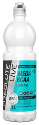 Absolute Live Mega BCAA 1 000 ml - grapefruit, limetka, pomelo