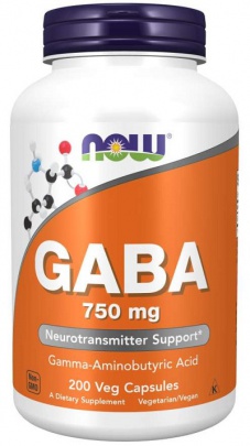 Now Foods Gaba 750 mg