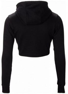 Gorilla Wear Dámský Pixley Crop Top Hoodie Black