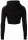 Gorilla Wear Dámský Pixley Crop Top Hoodie Black