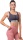 Nebbia Smart Zip sportovní podprsenka 578 marron