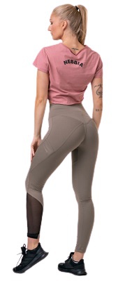 Nebbia Fit & Smart legíny s vysokým pasem 572 mocha