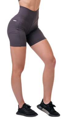 Nebbia Fit & Smart dámské cyklistické šortky 575 marron