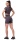 Nebbia Sporty Hero crop top s krátkým rukávem 584 marron