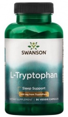 Swanson L-Tryptophan 500 mg 60 kapslí