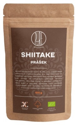 BrainMax Pure Shiitake prášek BIO 100 g