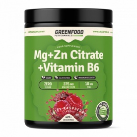 GreenFood Performance Mg + Zn Citrate + Vitamin B6 420 g