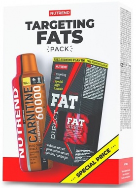 Nutrend Fat Direct 60 kapslí + Carnitine 60000 + Synephrine 500 ml