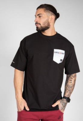 Gorilla Wear Pánské oversized tričko Dover černé