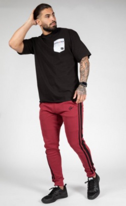 Gorilla Wear Pánské oversized tričko Dover černé