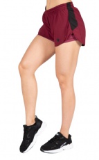 Gorilla Wear Dámské šortky Salina 2v1 Burgundy Red