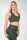 Gorilla Wear Bezešvá sportovní podprsenka Neiro Army Green